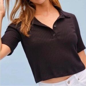 Reformation Robby Top in Black ♠️